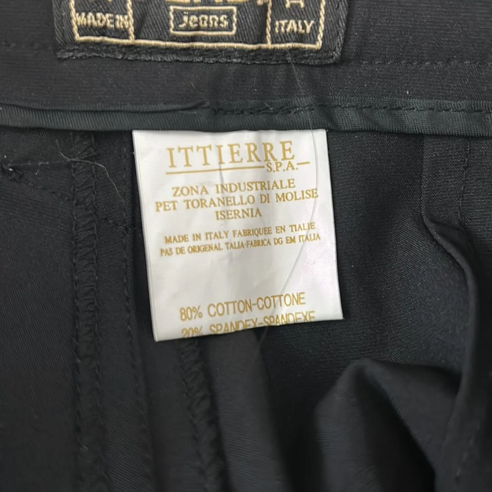 Fendi Authenticated Black Cotton Spandex Cropped Pants **Approx. Size 26**🔥🔥 - Picture 8 of 8